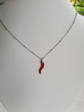 Collana cornino acciaio