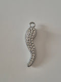 Ciondolo cornino strass